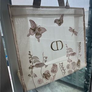 Dior mesh tote bag